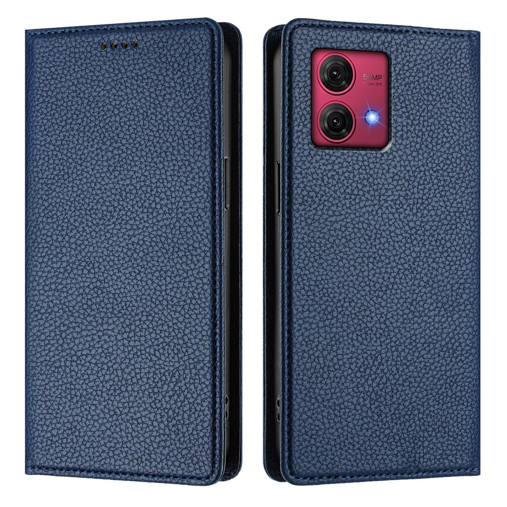 For Motorola Moto G84 5G Wallet Case RFID Blocking Litchi Texture Leather Mobile Cover