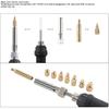TS100 TS101 Soldering Iron Tips, Brass Material with M2 M2.5 M3 M4 M5 M6 M7 M8 Threads, Excellent Heat Conduction, Embedding, for TS100/101 Soldering