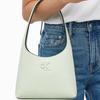 Calvin Klein Solid Color Letter Logo Magnetic Closure Synthetic Material Underarm Tote Shoulder Bag Women bags Light-Green DH3479-319