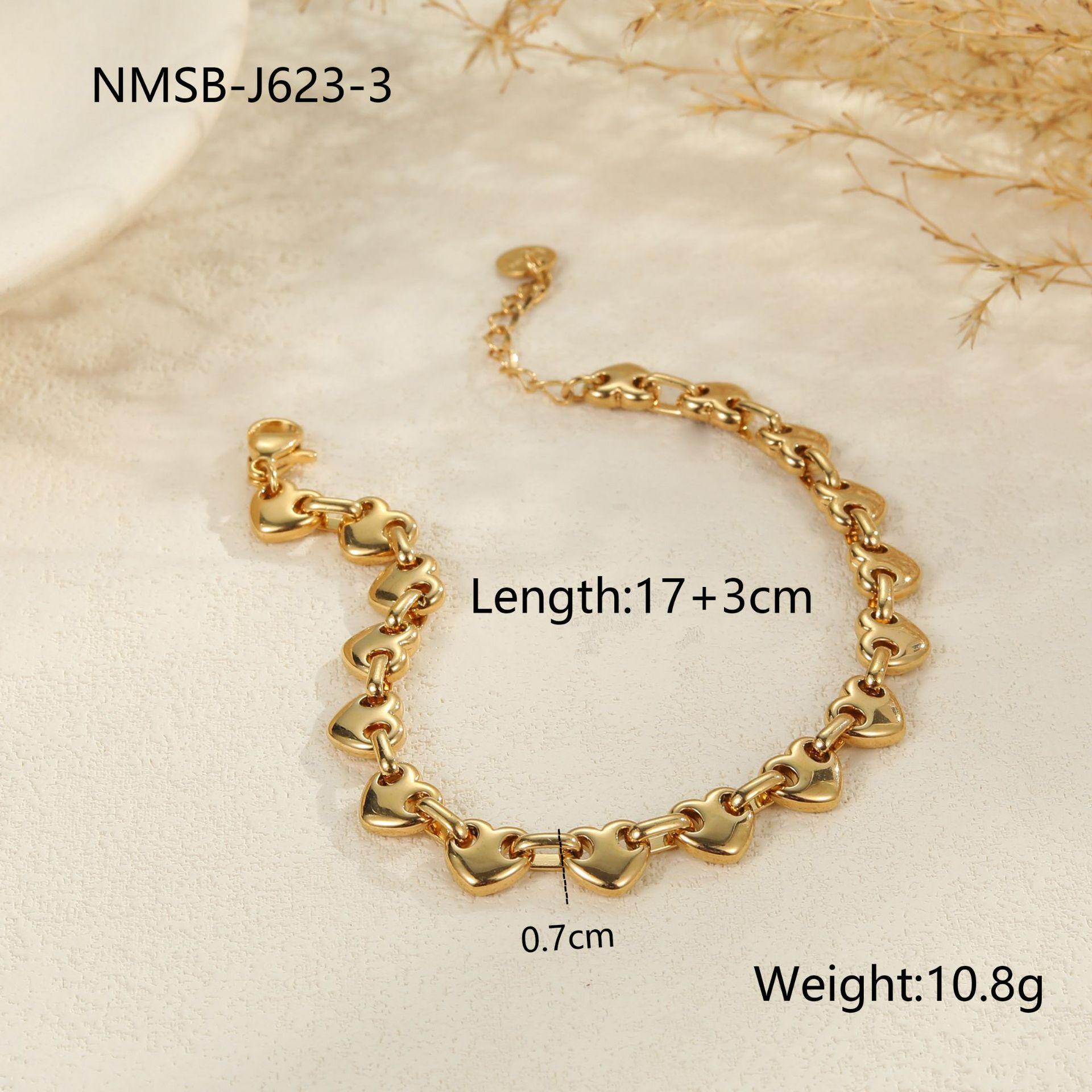 GEMCHIC Women s Stainless Steel Hollow Heart Bracelet - Fashionable, Non-Fading, Light Luxury Autumn Winter Design