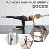 4 Paar Rutschfeste Atmungsaktive Yoga-Socken für Damen – Gripsocken für Pilates, Barre, Tanz und Workouts