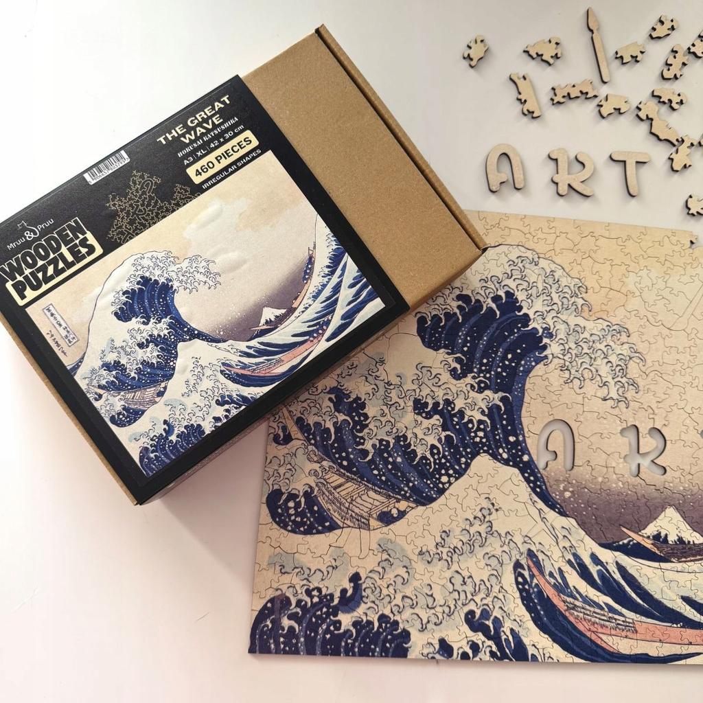The Great Wave off Kanagawa XL Puzzle | Katsushika Hokusai's Art Puzzle