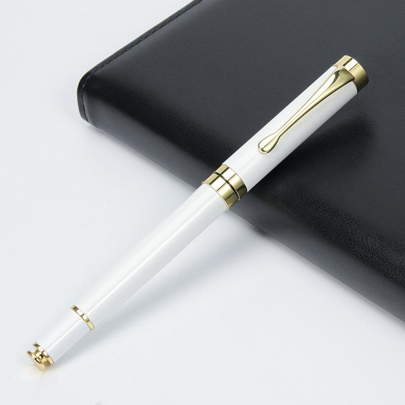 1 Piece Metal Roller Ballpoint Pen Stationery Ball Point Pen Cute Pens Office Accessories