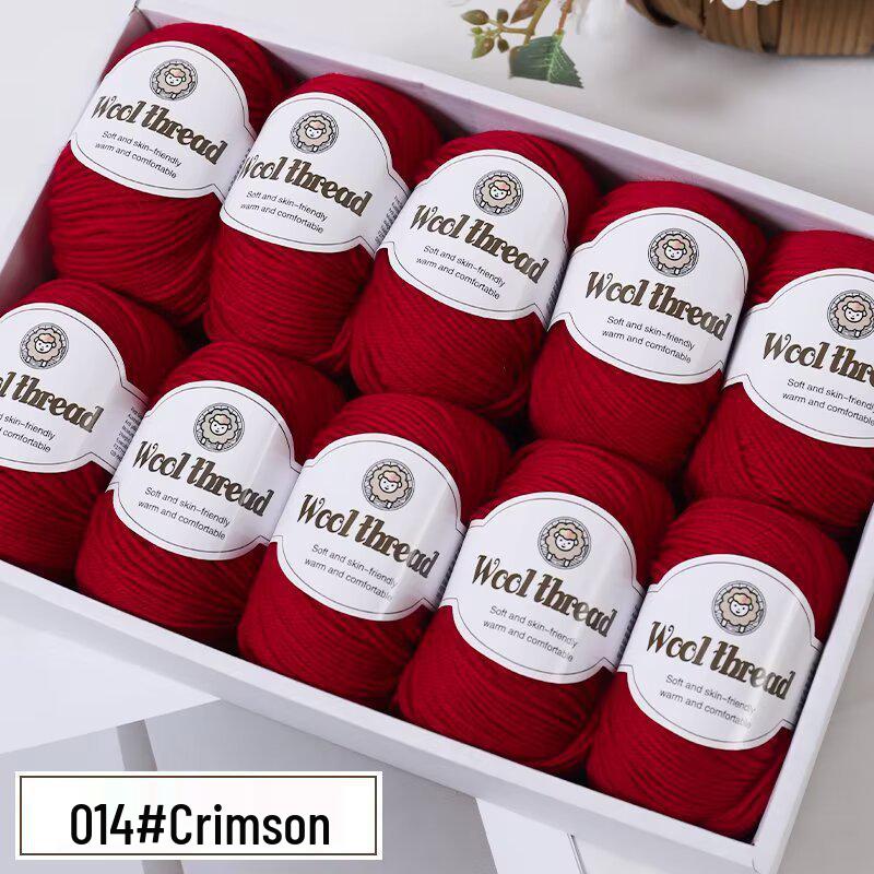 Wool Blend Yarn Ball - Medium Thickness for DIY Knitting Projects