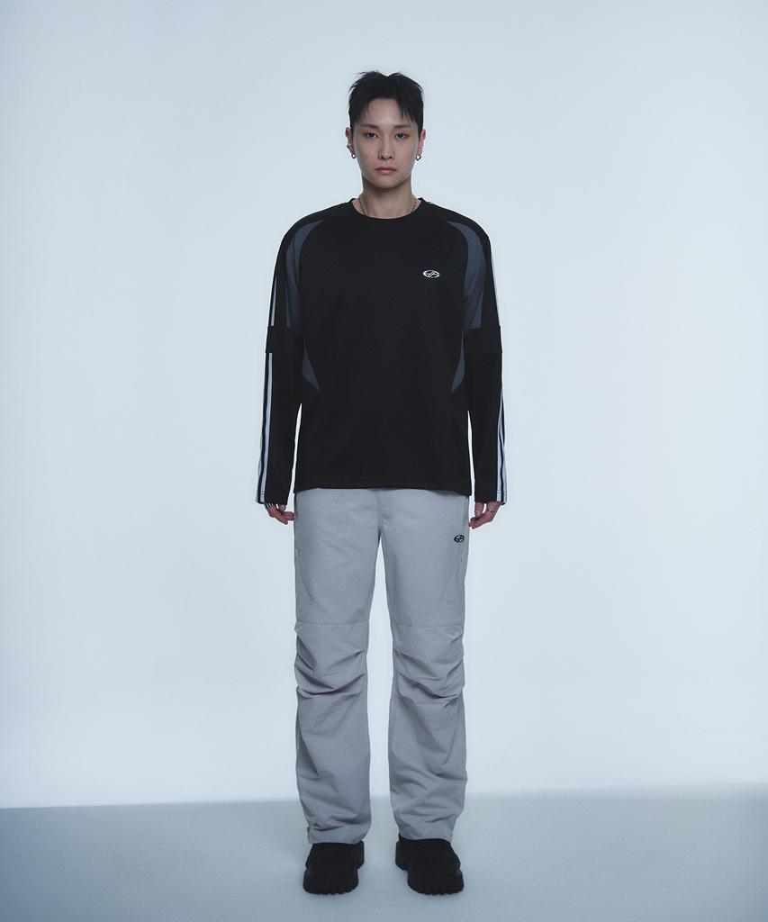 Hyeonpiteu Curved Long Sleeve-[Black]