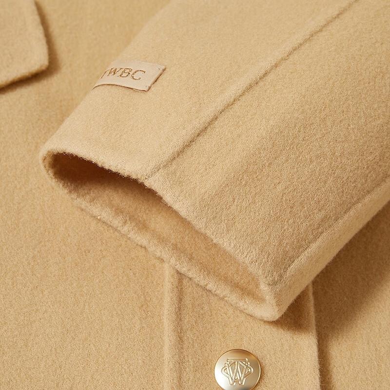 Teenie Weenie Women's Hooded Wool Blend Coat