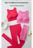 Women's Seamless Sports Set: Shockproof, Sweat-Wicking, Breathable, High-Elasticity Yoga & Fitness Underwear