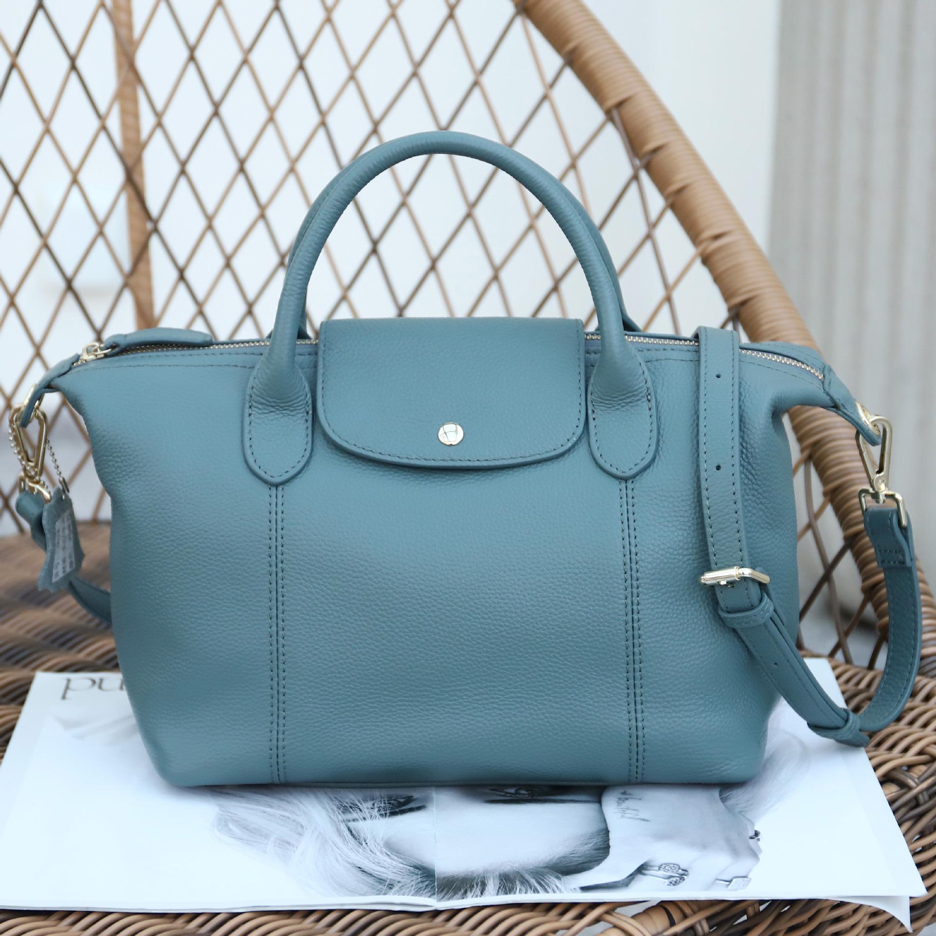 Women`s Genuine Leather Tote: 2025 New