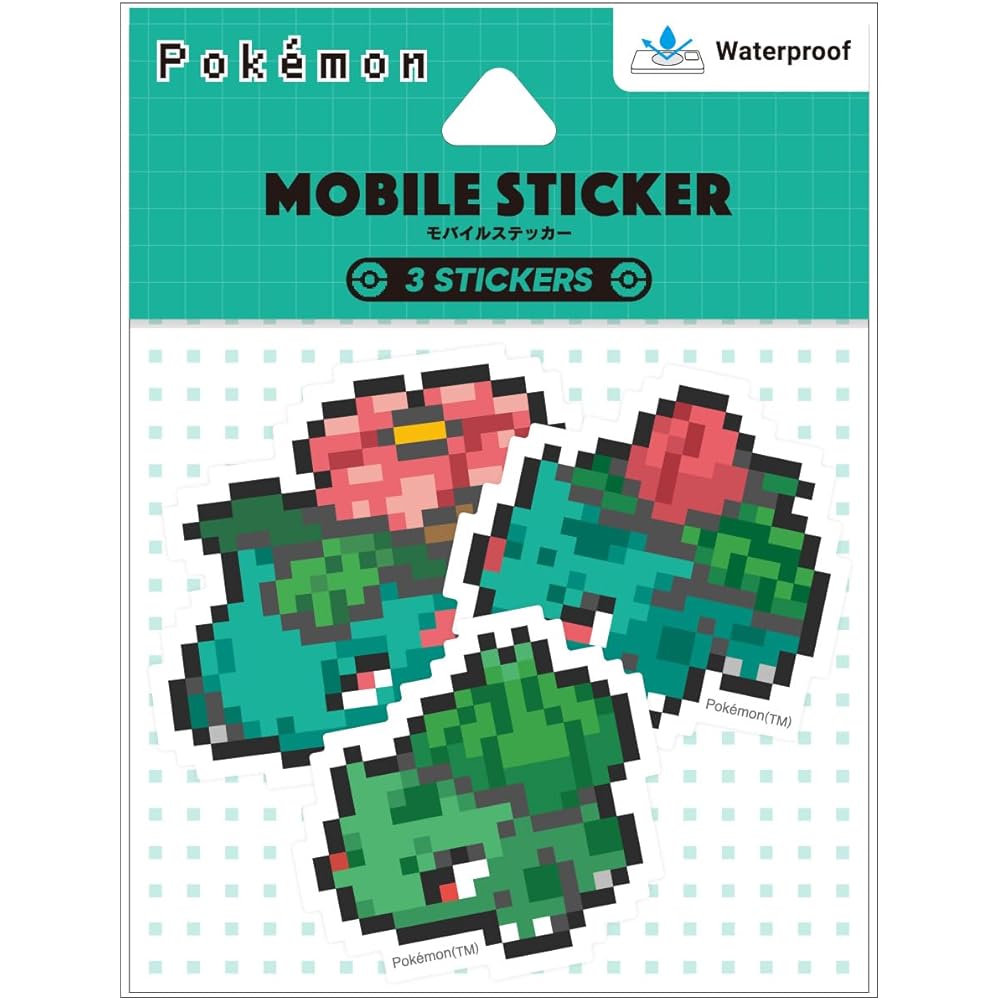 Gourmandise Pokmon Mobile Sticker Bulbasaur Ivysaur Venusaur POKE-989B