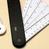 Folding Metric Scale Ruler Fan Shaped Metric Scale Ruler Measuring Tool for Engineering Drawing Sewing and Quilting