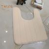U-Shaped Floor Mat Wear Resistant Non-Slip Super Water Absorption Easy To Clean Fast Dry Bathroom Toilet Mat