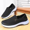 Cloth Shoes Men's Breathable Walking Shoes Soft Sole One Pedal Lazy Casual Shoes