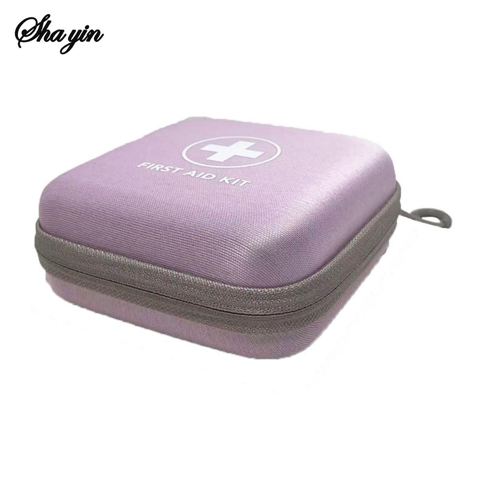 EVA hard shell medical supplies storage bag, travel essential first aid kit, home care supplies storage box