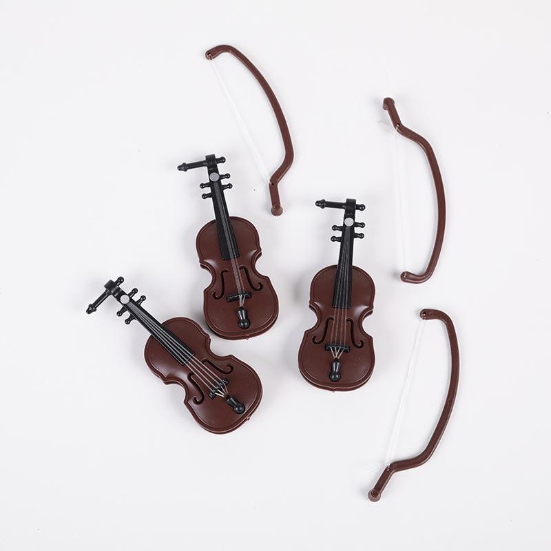Violin Three-dimensional Creative Miniature Toy Ornament