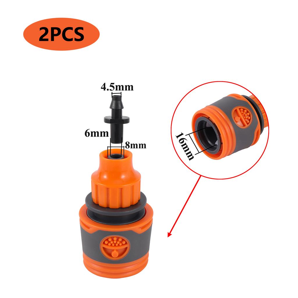 4/7mm8/11mm Garden Hose Connector 16mm Quick Connector Hose Adapter Garden Irrigation Hose Watering Accessories