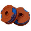 Lawn Mower Line Spools 2 Pcs Set Easy To Replace MGT45028 MGT60030 Parts Accessories Automatic Cord Supply For MacAllister