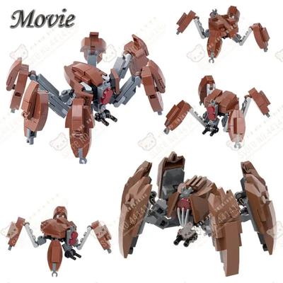 Filmový seriál Krabí droid MOC stavebné bloky sci-fi bojový robot akčná figúrka model dekorácia DIY montážne tehly hračky pre deti