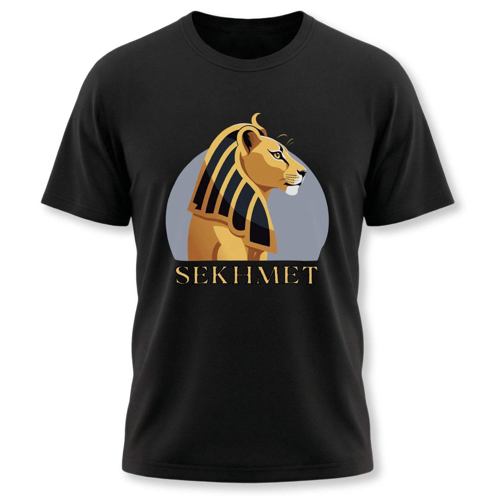 Sekhmet T-Shirt | Ancient Egyptian Lion Goddess Graphic Print Tee Shirt XXL