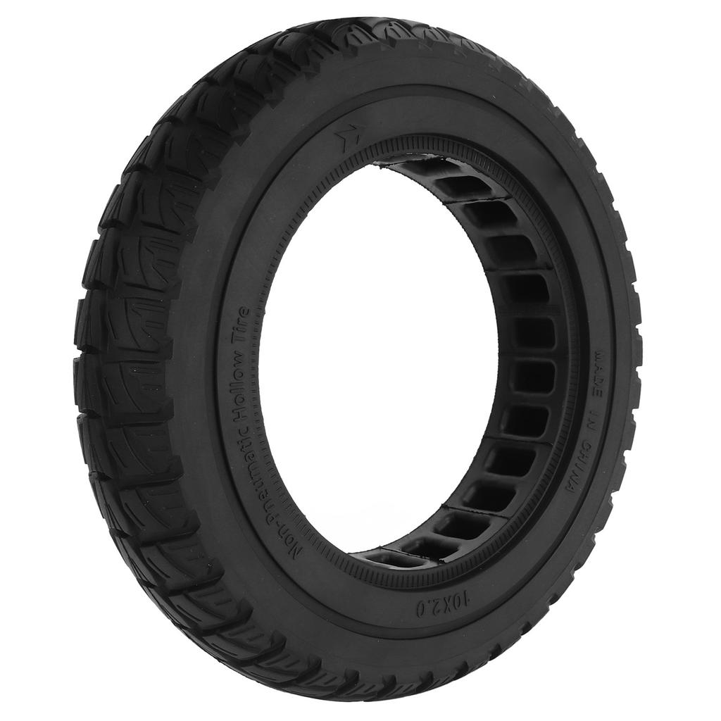 Electric Scooter Solid Tire 10X2.0 Inch Rubber Anti Slip Explosion Proof Off Road Honeycomb Solid Wheel Replacement for