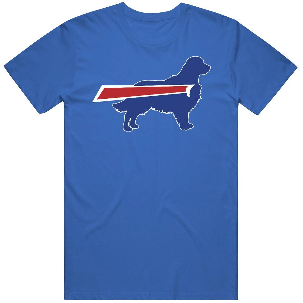 

Golden Retriever Buffalo Football T Shirt 2XL