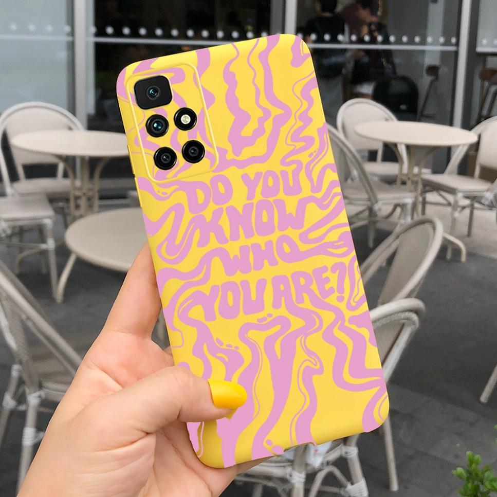 NEW Design For Cover Xiaomi Redmi 10 Case Cartoon Bumper Back Shockproof Soft TPU For Xiomi Redmi 10 Hongmi10 Redmi10 Phone Bag