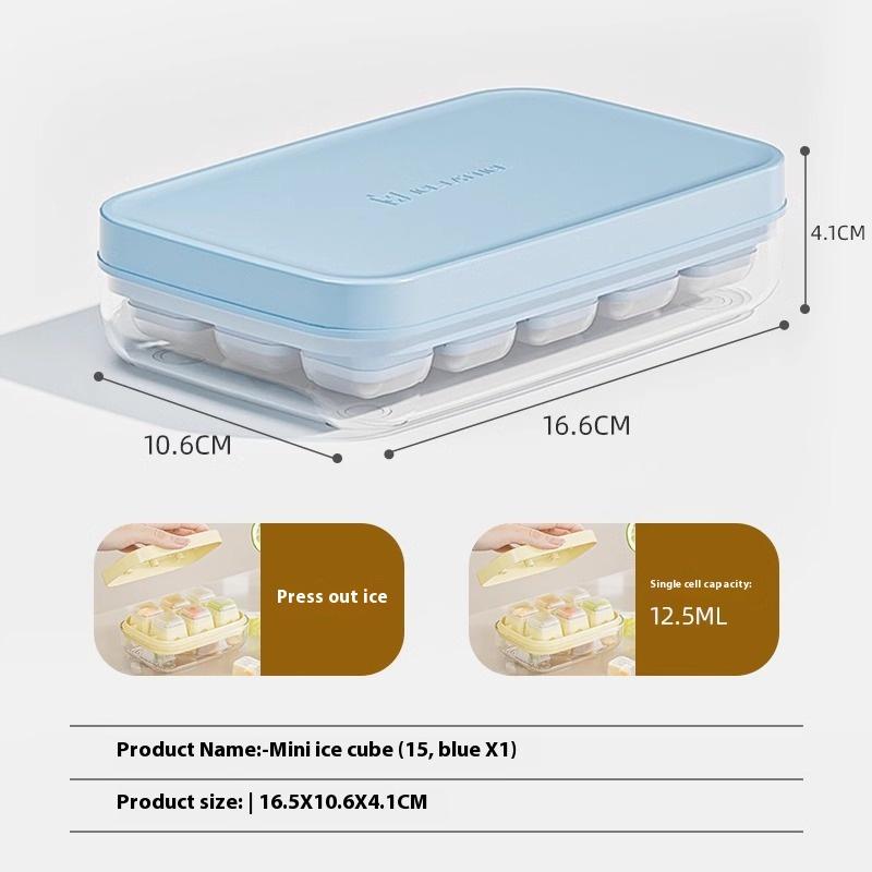 15 Mini Iskubs Silikon Iskubsform Iskubspress Bärbar Hem Iskubsartefakt Med Lock Hemishockey