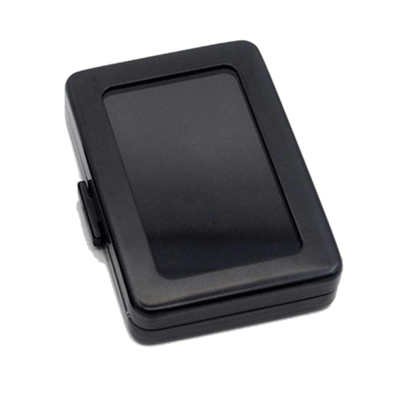 Square Loose Diamond Display Package Box Metal Memory Sponge Gem Stone Beads Pendant Organizer Holder Showcase