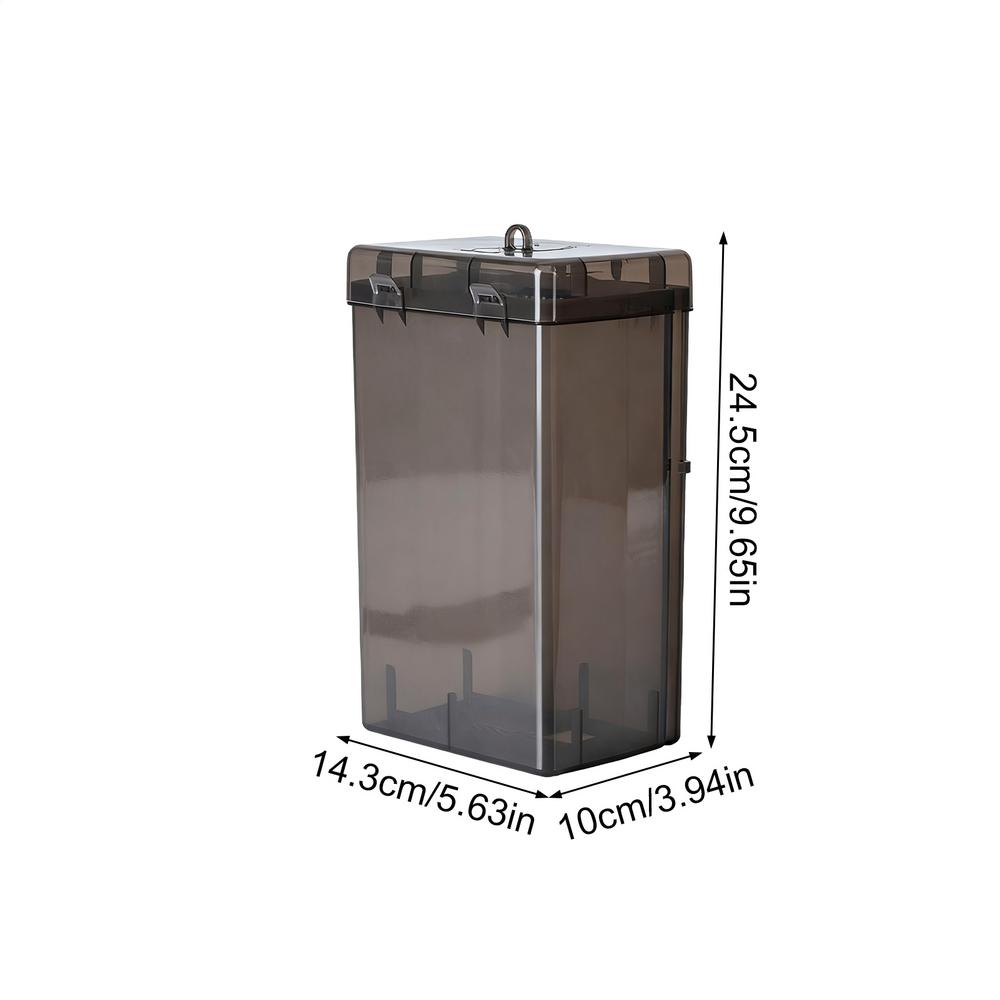 

EV Charger Box Rainproof Protective Waterproof Cover Outdoor Motorcycle Power Charger Case For All Weather Storage Parking Lot сірий колір