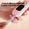 Digital Display Electric Heated Eyelash Curler Long-Lasting Eyelash Curler Makeup Tool For Women Eyelash Clip Tool Rechargeable