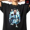 Lionel Messi Coppa del Mondo Argentina Leggende del Calcio T-Shirt Premium Unisex