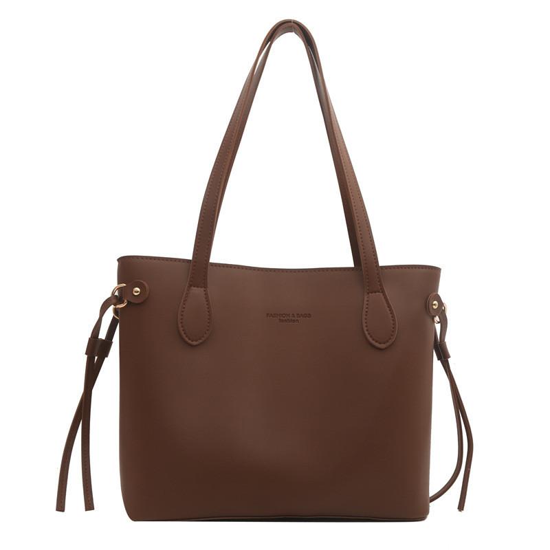 Chic And Trendy Pu Tote Shoulder Bag For Women Ideal For Commuting And Casual Use