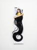 Black 2-Pin Clip-in Hair Extension Piece