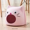 Cute Felt Cat Shape Bed Cats Semi Enclosed House for Cats Cartoon Sturdy and Non Collapsing Puppy Kitten Bed Pet Supplies Gifts