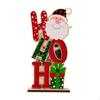 Christmas Wooden Letter Ornament Decoration Craft Gift Decorative Tabletop for