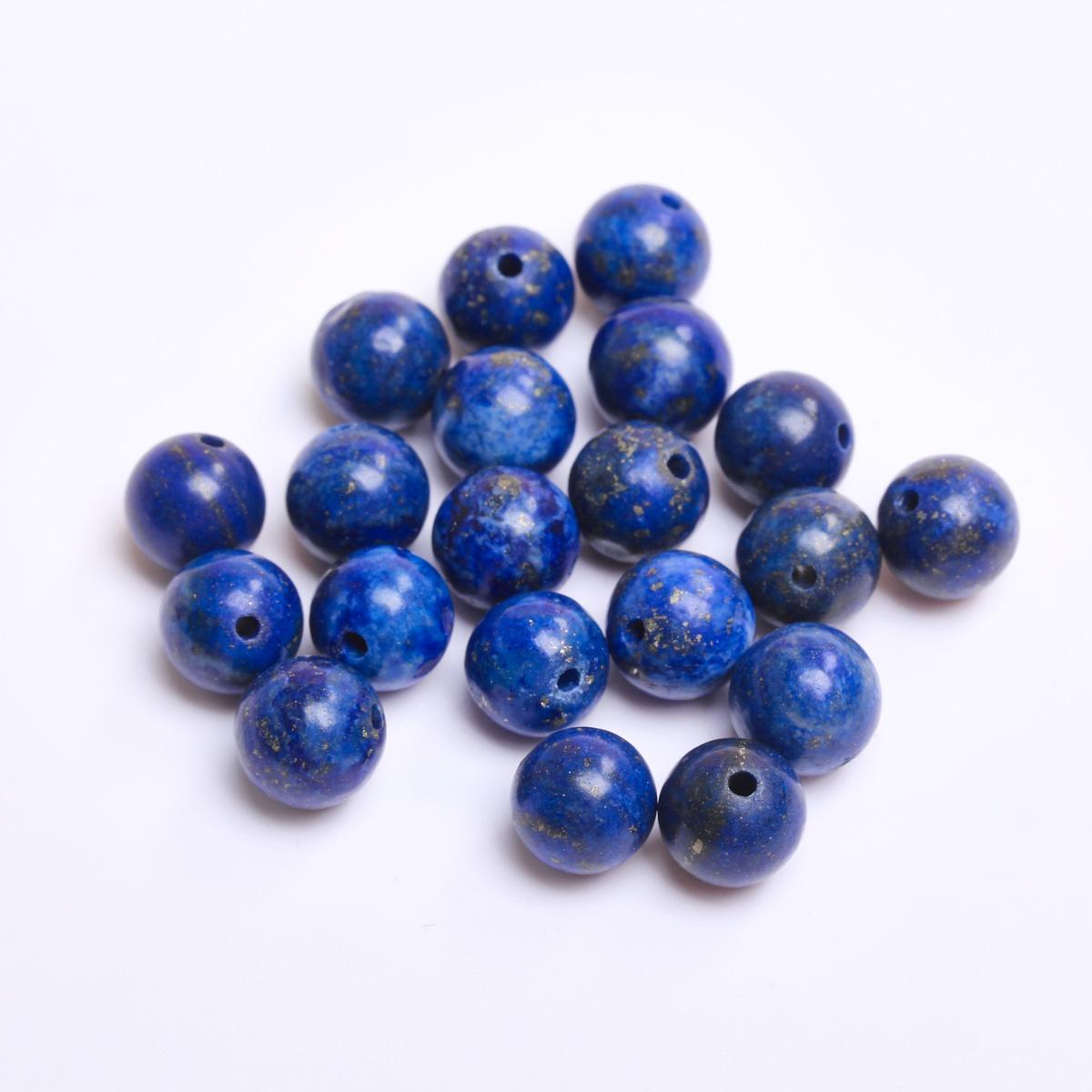

40/30/20/20/15 шт. 4/6/8/10/12 мм лазурит круглые бусины из натурального камня DIY браслет серьги материал для бисера ручной работы 8mm синий