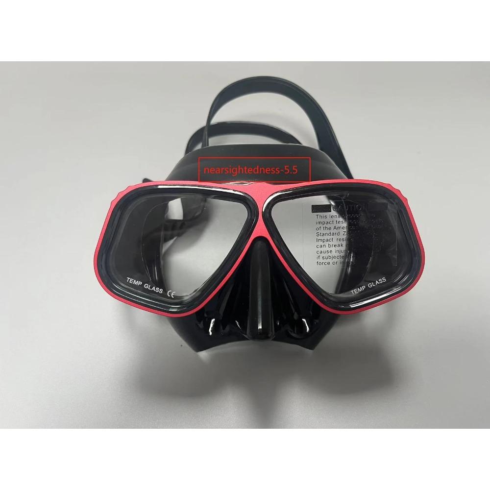 Mască de snorkeling, ochelari de scufundări miopi optici, adulți, pot fi echipați cu mască de scufundări miopi