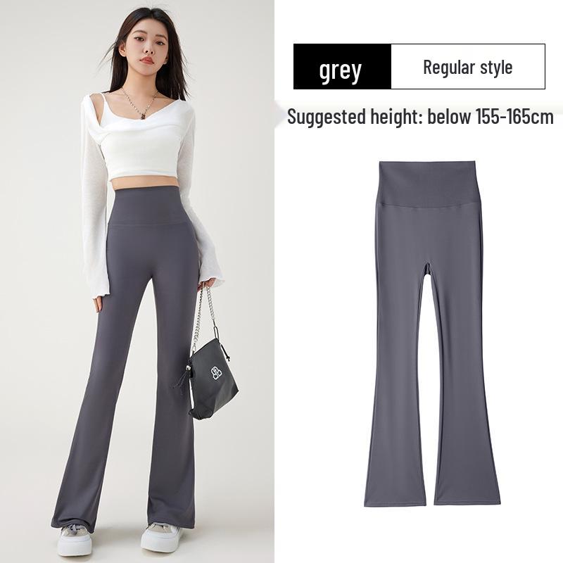 

Женские расклешенные брюки для йоги с высокой посадкой - Утягивающие, Контроль живота, Тонкий стиль для весны/лета 2025 L