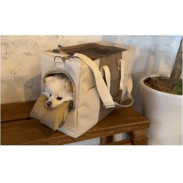 Hunde-Katzen-Tasche, im Inland hergestellte umweltfreundliche Tragetasche, Bord-Katzen-Spaziergang-Träger-Umhängetasche, koreanisches Heimtier-Shampoo