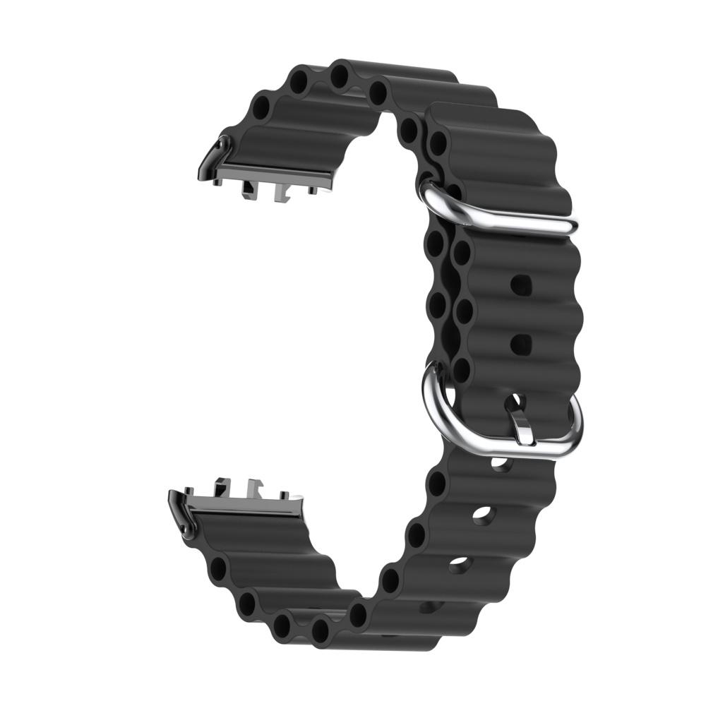 

Силиконовый спортивный ремешок для Samsung Galaxy Fit 3, браслет Correa для Samsung Galaxy Fit 3, сменные ремешки для часов For Samsung Fit 3 чёрный