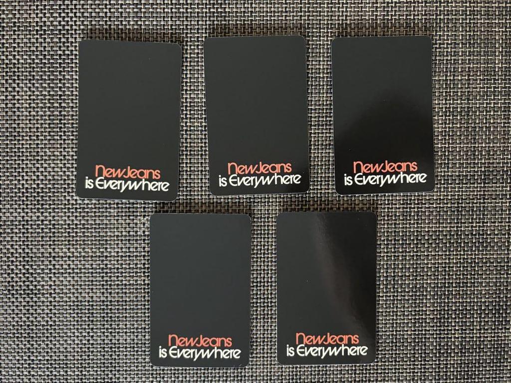 [USED] weverse official product NewJeans Sanok trading card how sweet