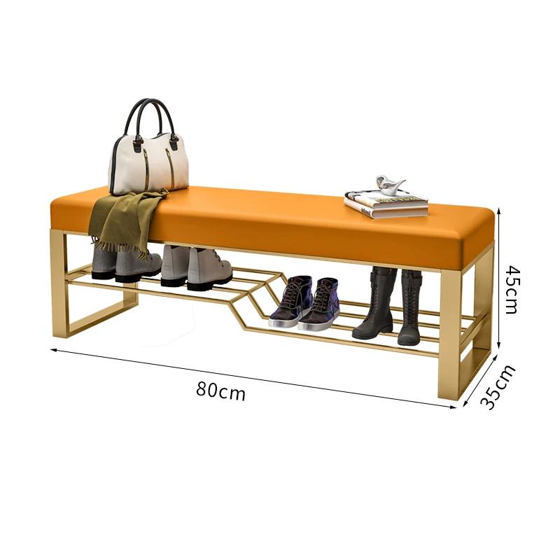 Light Luxury Shoe-changing Stool Home Door Entry Can Sit-type Shoe-changing Stool Shoe Cabinet Simple Wearing Shoe Stool Bench