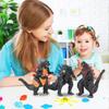 10 Pcs Anime Monster Action Figure PVC Doll Ornaments Hand Model Toy Desktop Decoration