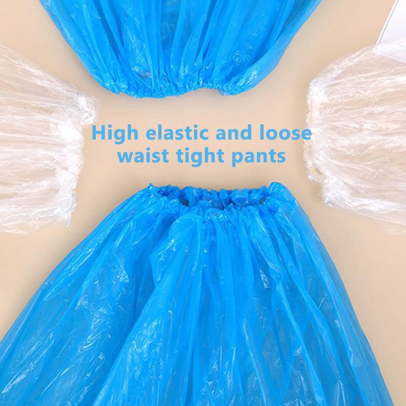 SEAMETAL Fuß Outdoor Reise Wasserdicht Regenhose Transparent Regenmantel Einwegartikel Regenhose