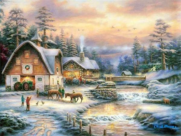 5D DIY Diamantmalerei Haus Landschaft Voll Platz Rund Stickerei Mosaik Baum Szenerie Heimdekoration