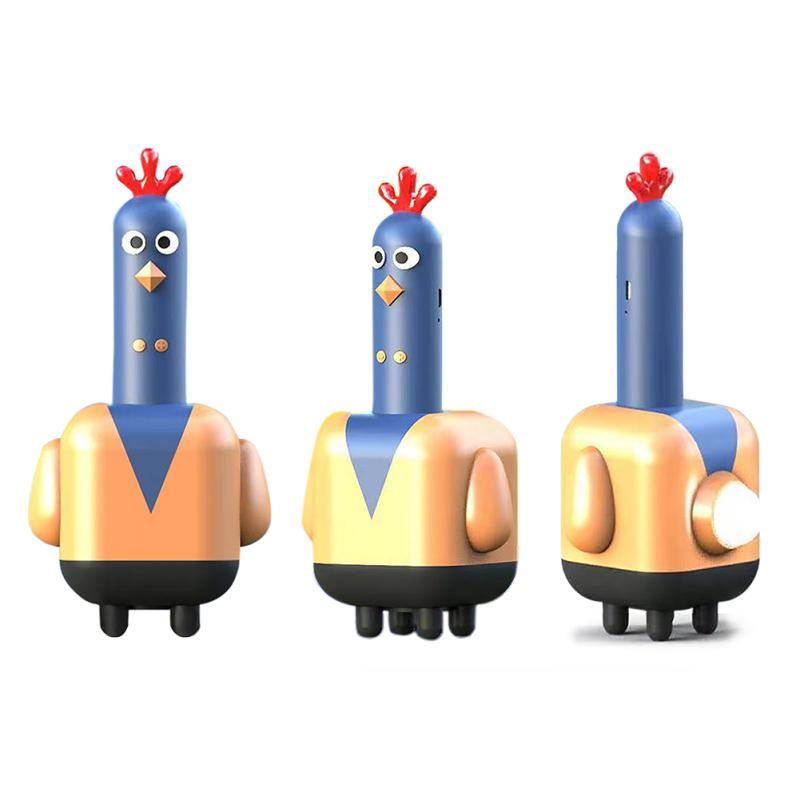 

Ak-100 Bluetooth-совместимый динамик с милым дизайном курицы, ночник, маленький аудиоприемник, креативный рождественский светильник