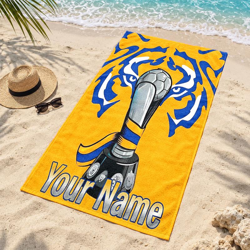 Club Tigres UANL Custom Name Beach Towels Also Serve As Bath Towels Summer Essential a Musthave for the Outdoors the Beach and the Pool