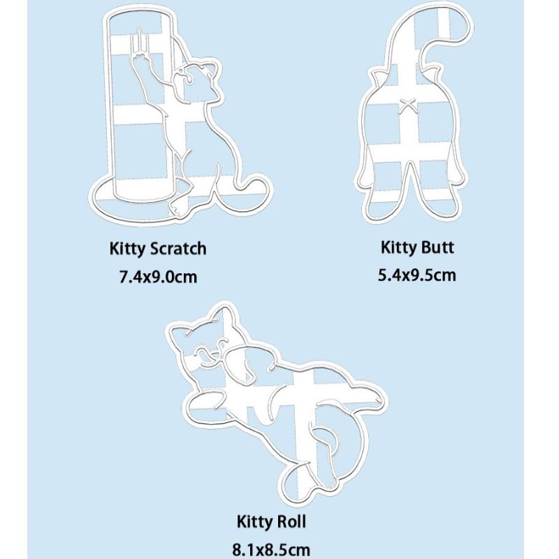 New Diy Animal Creative Tooth Shape Cookie Cutters Mold Cute Cat Biscuit Mold For Children Bakeware Cookie Stamp Baking Tools