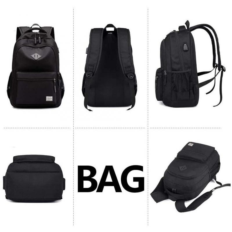 Wasserdichter Unisex-Rucksack mit USB-Ladeanschluss