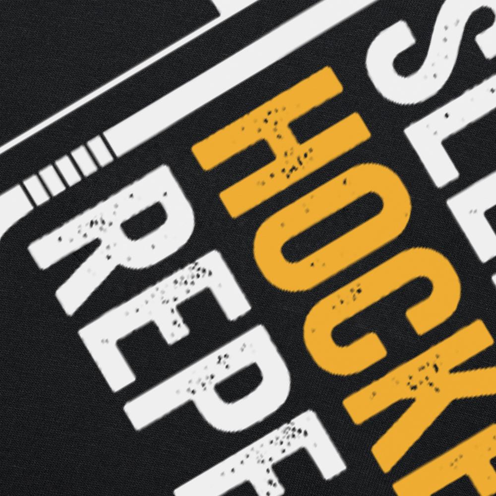 Funny Eat Sleep Hockey Repeat Graphic T-shirts Men Women's Fashion Casual Tshirt 100% Cotton Loose Ice Hockey Retro T Shirt