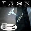 Car Sticker Tesla For Tesla Model Y 3 S X Car Door LED Logo Projector Puddle Lights HD Welcome Light 3D Laser Ghost Shadow Light